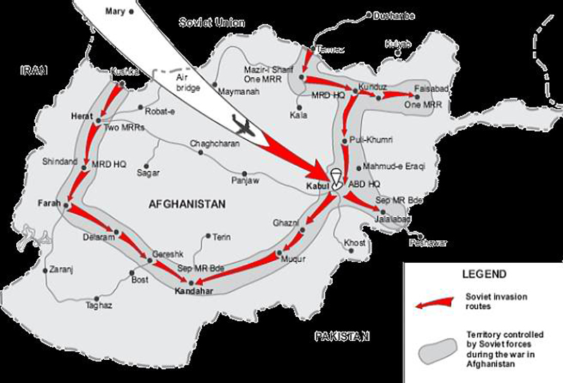 Афганистан карта боевых действий